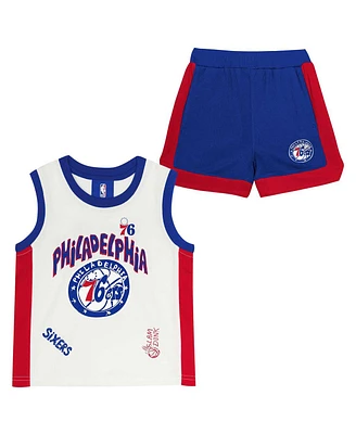 Outerstuff Preschool Philadelphia 76ers Mesh Tank Top and Shorts Set