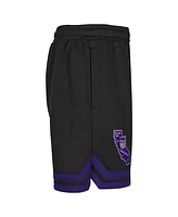 Outerstuff Big Boys and Girls Black Sacramento Kings Teardrop Fleece Shorts