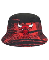 New Era Men's Black/Red Chicago Bulls Tip-Off Bucket Hat