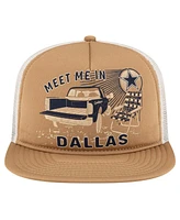 New Era Men's Stone Dallas Cowboys Meet Me 9FIFTY Snapback Hat