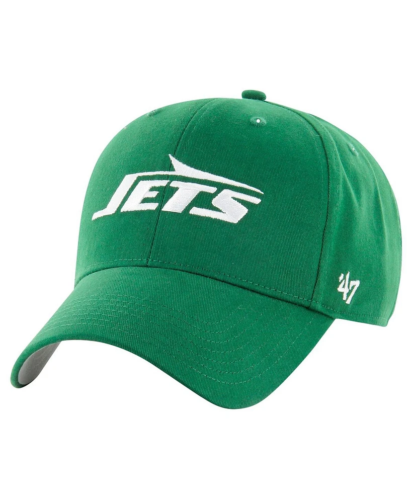 '47 Brand Big Boys and Girls Green New York Jets Mvp Adjustable Hat