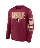 Fanatics Men's Garnet Florida State Seminoles Big Tall Vision Long Sleeve T-Shirt