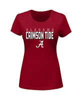 Fanatics Women's Crimson Alabama Tide Plus Lean Scoop Neck T-Shirt