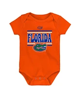 Outerstuff Baby Boys and Girls 3-Pack Florida Gators Sunday Comics Bodysuit Set