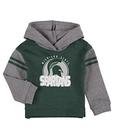 Outerstuff Girls Toddler 2-Piece Michigan State Spartans Clubhouse Pullover Hoodie and Legging Set