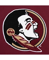 Mitchell & Ness Men's Garnet Florida State Seminoles Chainstitch Fleece Pullover Hoodie