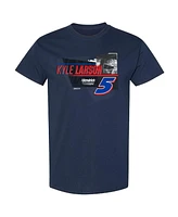 Hendrick Motorsports Team Collection Men's Navy Kyle Larson T-Shirt