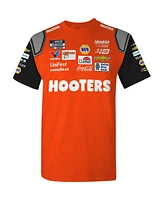 Hendrick Motorsports Team Collection Men's Orange/Black Chase Elliott Hooters Uniform T-Shirt
