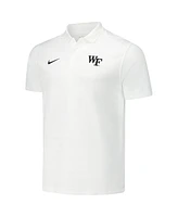 Nike Men's White Wake Forest Demon Deacons 2024/25 Sideline Victory Coaches Performance Polo Shirt