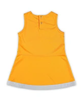 Outerstuff Girls Toddler 2-Piece Tennessee Orange Volunteers Cheer Captain Dress Bloomers Set