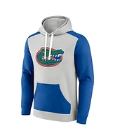 Fanatics Men's Gray/Royal Florida Gators Primary Arctic Pullover Hoodie