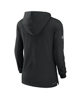 Nike Women's Black Las Vegas Raiders Sideline Performance Long Sleeve Hoodie T-Shirt
