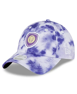 New Era Women's Purple Orlando City Sc Tie-Dye 9TWENTY Adjustable Hat