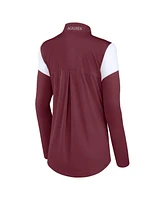 Fanatics Women's Maroon Texas A&M Aggies Block Party Quarter-Zip Top