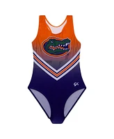 Gk Elite Big Girls Royal Florida Gators Spirit Leotard