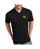 Antigua Black Wake Forest Demon Deacons Tribute Polo Shirt
