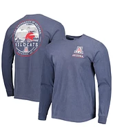 Image One Men's Navy Arizona Wildcats Circle Campus Scene Long Sleeve T-Shirt