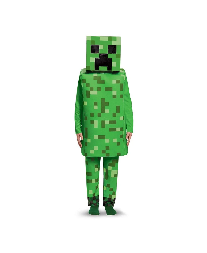 Disguise Big Boys and Girls Creeper Minecraft Deluxe Costume