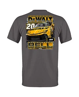 Joe Gibbs Racing Team Collection Men's Charcoal Christopher Bell Dewalt Car T-Shirt