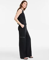 Bar Iii Women's Zip-Pocket Cargo Pants, Exclusively at Macy's