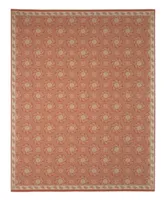 Martha Stewart Rugs Pinwheel Wool Kilim Cherry Blossom