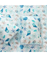 Linery & Co. Coastal Microfiber Quilt Set With Shams