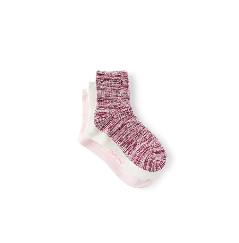 Cotton On Women's Active Body Mid Crew Socks 3Pk