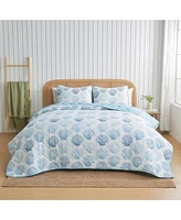 Linery Co. Nautical Printed Reversible Quilt Set
