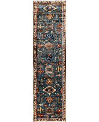 Adorn Hand Woven Rugs Serapi M1945 2'6''x9'5'' Runner Area Rug