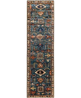 Adorn Hand Woven Rugs Serapi M1945 2'6''x9'5'' Runner Area Rug