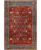 Adorn Hand Woven Rugs Serapi M1945 6'x9' Area Rug