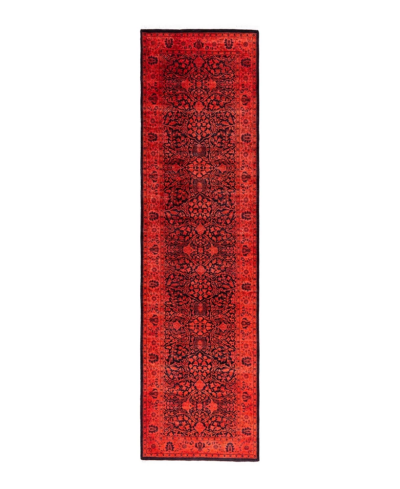 Adorn Hand Woven Rugs Fine Vibrance M1388 3'x11'1'' Runner Area Rug