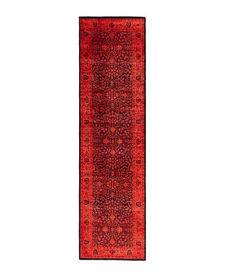 Adorn Hand Woven Rugs Fine Vibrance M1388 3'x11'1'' Runner Area Rug