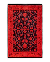 Adorn Hand Woven Rugs Fine Vibrance M1452 4'1''x6'1'' Area Rug