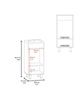 Quartzsite Bathroom Vanity with Integrated Sink and Faucet