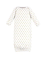 Hudson Baby Girls Cotton Gowns Daddy, 0-6 Months