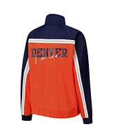 G-iii 4Her by Carl Banks Women's Orange Denver Broncos Post Game Full-Zip Track Jacket