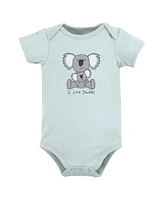 Hudson Baby Boys Cotton Bodysuits, Daddy Koala, Preemie