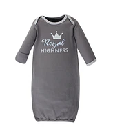 Luvable Friends Baby Boys Cotton Gowns Dude, Preemie-Newborn