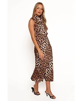 Petal and Pup Women's Anabelle Halter Neck Midi Dress