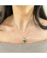Malachite Lace Heart Charm