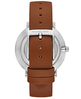 Michael Kors Women's Pyper Three-Hand Luggage Leather Watch and Jewelry Set, 38mm