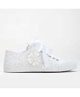 Peyton Floral Lace Bridal Sneakers