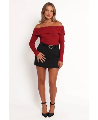 Petal and Pup Women's Thomsie Off Shoulder Knit Top