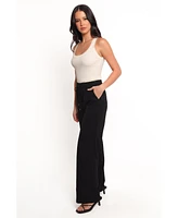 Petal and Pup Women's Cinch Wide Leg Crepe Pant