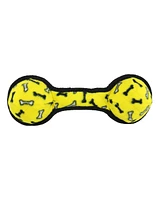 Tuffy Ultimate 2 Ball Tug Yellow Bone, 2 Pack Durable Squeaky Dog Toy