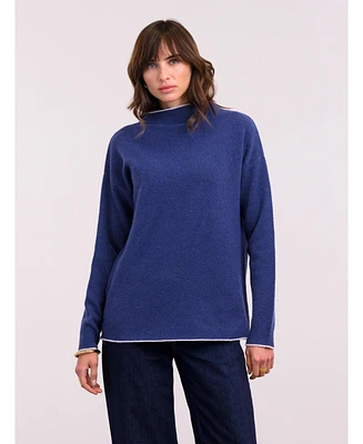 Celtic & Co. Women's Felted Merino Funnel Neck Sweater