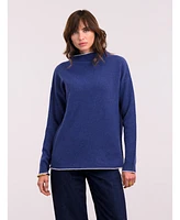 Celtic & Co. Women's Felted Merino Funnel Neck Sweater