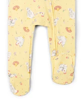 John Deere Baby Girls Animals Ribbed Zip Up Sleep N' Play Coverall
