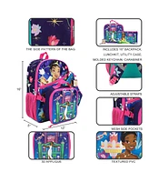 Disney's The Princess & The Frog 16" 5-Piece Backpack & Lunchbox Set